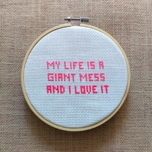 Parks & Rec Andy Dwyer Quote #3 Cross Stitch Pattern