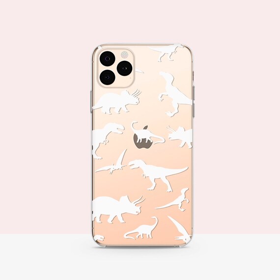 Dinosaur Iphone Xr Case Tumblr Dinosaurs Case Gift T Rex Clear Etsy