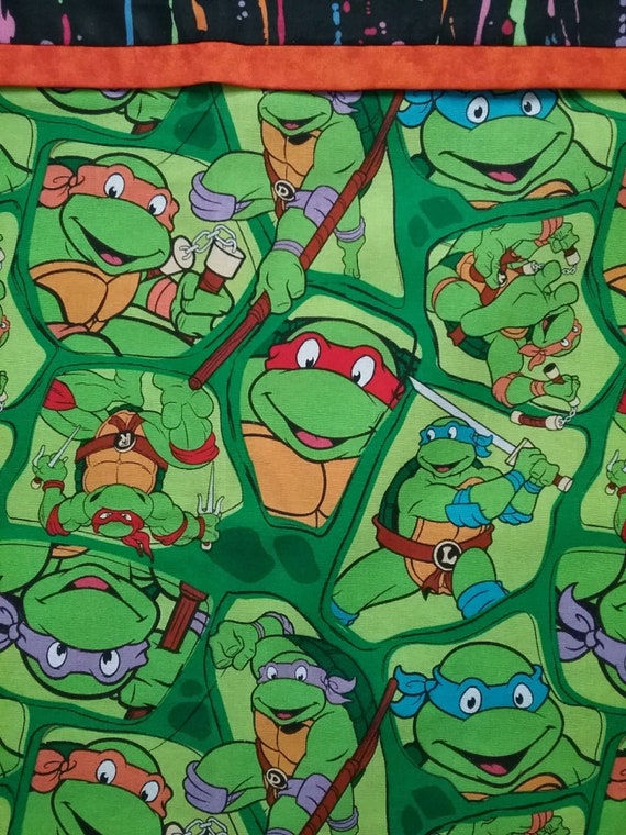 1 New Standard Size 100% Cotton Handmade Pillowcase Teenage Mutant Ninja Turtles 