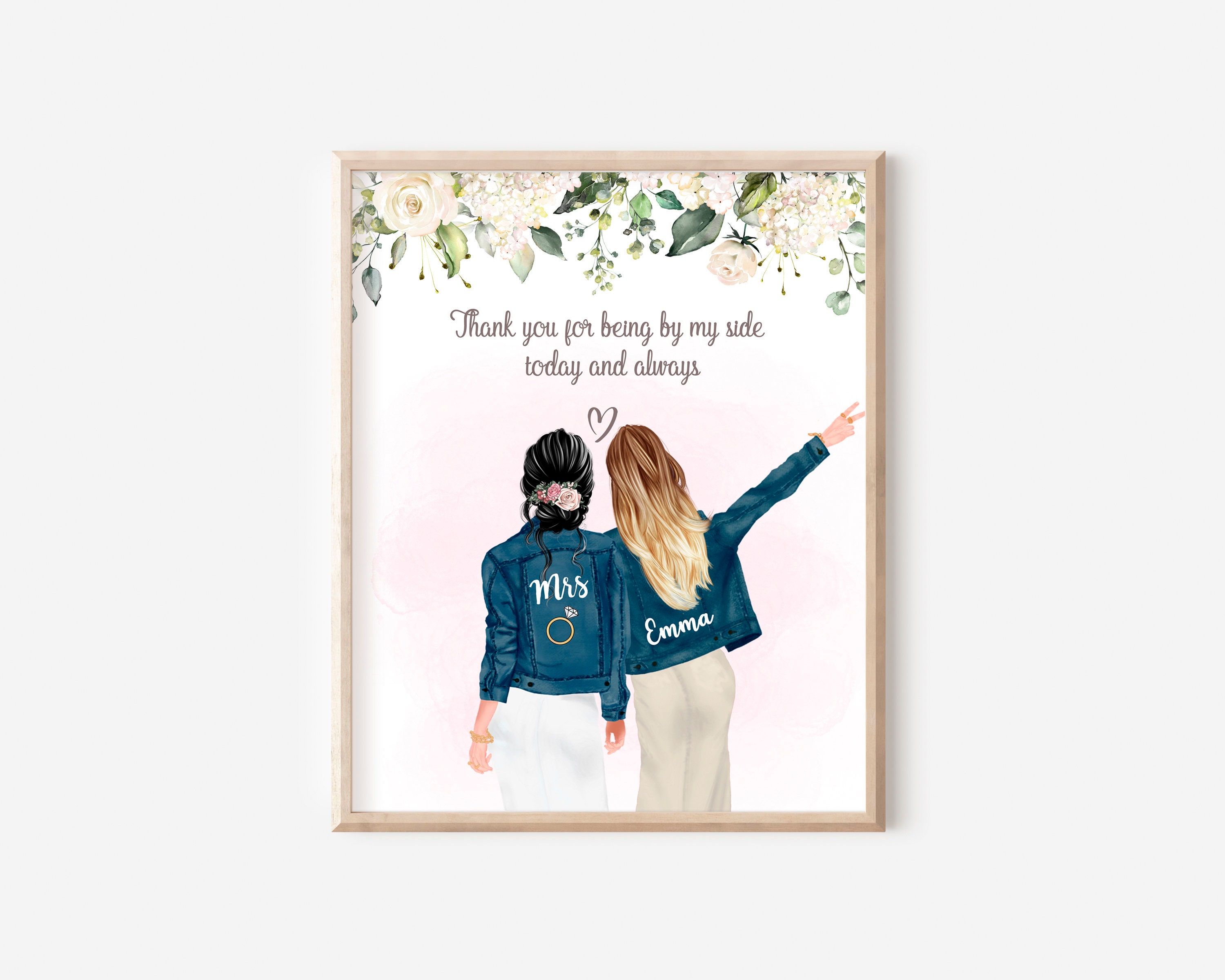 thank you for choosing me as a bridesmaid