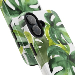 Fundas para teléfono resistentes Monstera Variegated Albo para iPhone y Samsung imagen 9