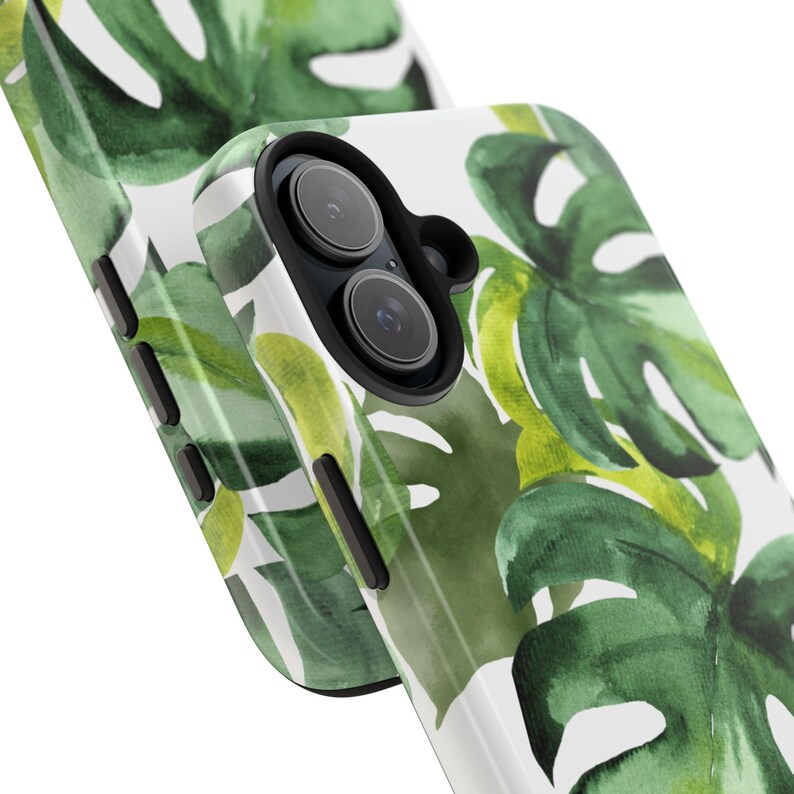 Fundas para teléfono resistentes Monstera Variegated Albo para iPhone y Samsung imagen 9
