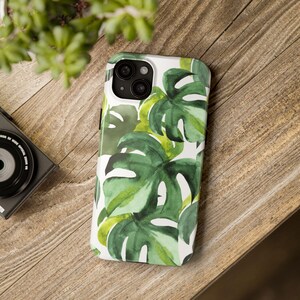 Fundas para teléfono resistentes Monstera Variegated Albo para iPhone y Samsung imagen 10