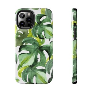Fundas para teléfono resistentes Monstera Variegated Albo para iPhone y Samsung imagen 6