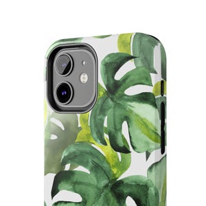 Fundas para teléfono resistentes Monstera Variegated Albo para iPhone y Samsung imagen 3