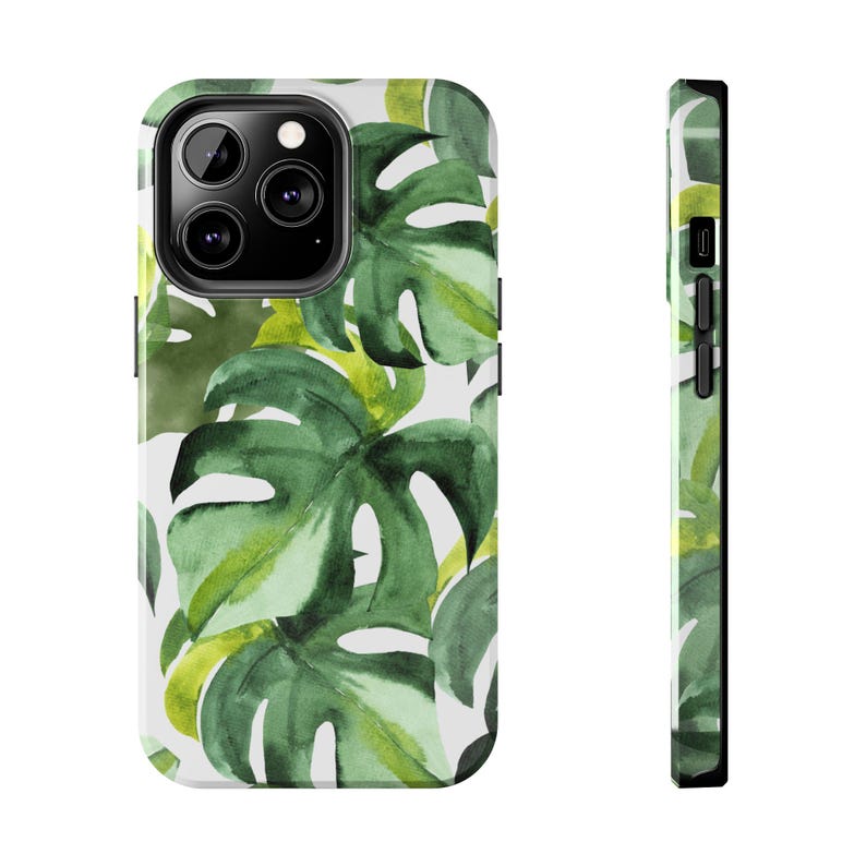 Fundas para teléfono resistentes Monstera Variegated Albo para iPhone y Samsung imagen 7
