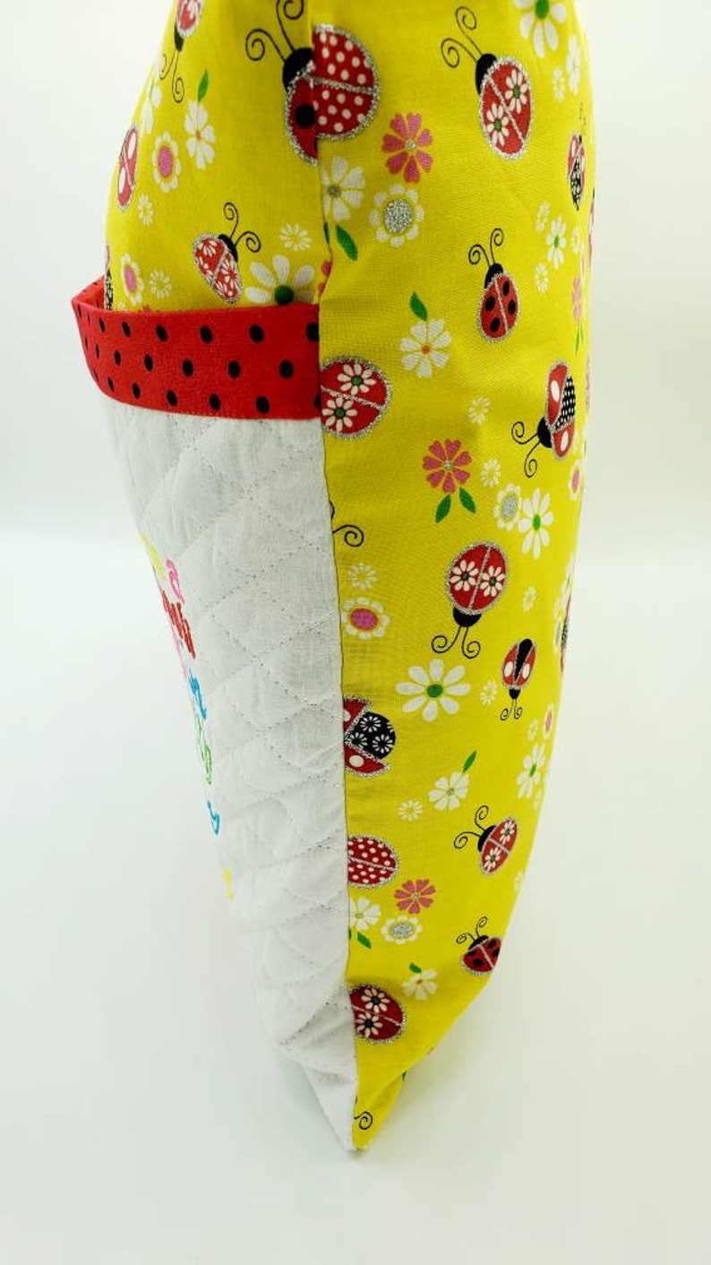 Girls Ladybug Pocket Pillow With Handle Little Girls Etsy