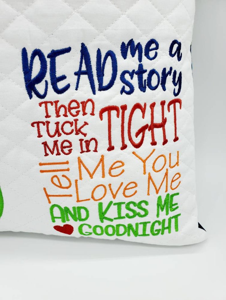 Boy dinosaur pocket pillow, Boy's personalized reading pillow, Dinosaur Pillow, Travel Pillow For Child, Dinosaur Decor, Dino Pocket Pillow image 3