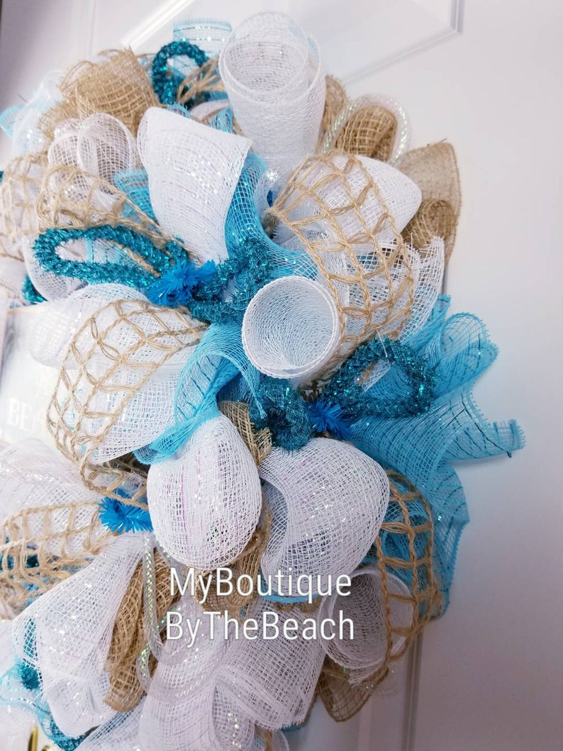 Realtor client gifts Beach house wreath Front porch wreath Etsy