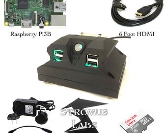 Raspberry pi 3b inside Mini Console packed with features fan and rgb lighting| inspired by classic nes and snes | The Nostalgia Relay MK1