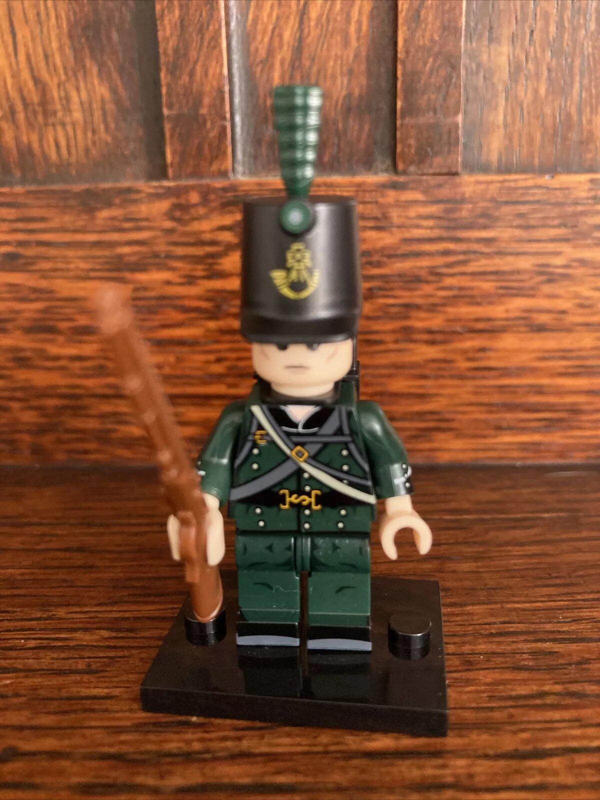 Napoleonic British 95th Rifleman 55mm Custom Deluxe Compatible ...