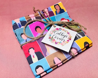 Par de bolsas de refrigerios reutilizables (2) -Pequeñas