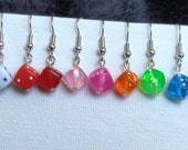 Mini Dice Bead Earrings / Bunco Prize / Gambler Jewelry / Fun Jewelry / Gifts for Gamers / Unique Jewelry / Mother's Day / 10040