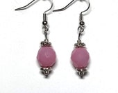 Bubblegum Dangle Earrings, Pink Earrings, Mother's Day, Gifts for Mom, Everyday Earrings, Pink Jewelry, Gifts for Her, Unique Earrings