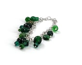 Leprechaun's Lucky Bracelet / Green Jewelry / Charm Bracelet / Gifts for Her / Gifts for Mom / Fun Jewelry / Unique Jewelry 10099