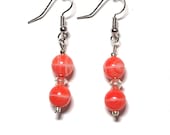 Bubble Pop Dangle Earrings / Fun Jewelry / Orange Jewelry / Spring Jewelry / Gifts for Her / Gifts for Mom / Unique Earrings / 10129