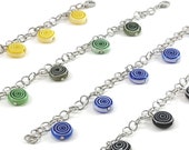 Lollipop Swirl Bead Charm Bracelet / Unique Gifts / Gifts for Her / Gifts for Mom / Fun Jewelry / Gifts Under 20 / 10044