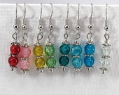 Double Bubble Dangle Earrings / Fun Earrings / Gifts for Her / Gifts for Mom / Mother's Day / Unique Gifts / Unique Earrings / 10112