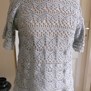 Gray tunic short sleeve color image 2