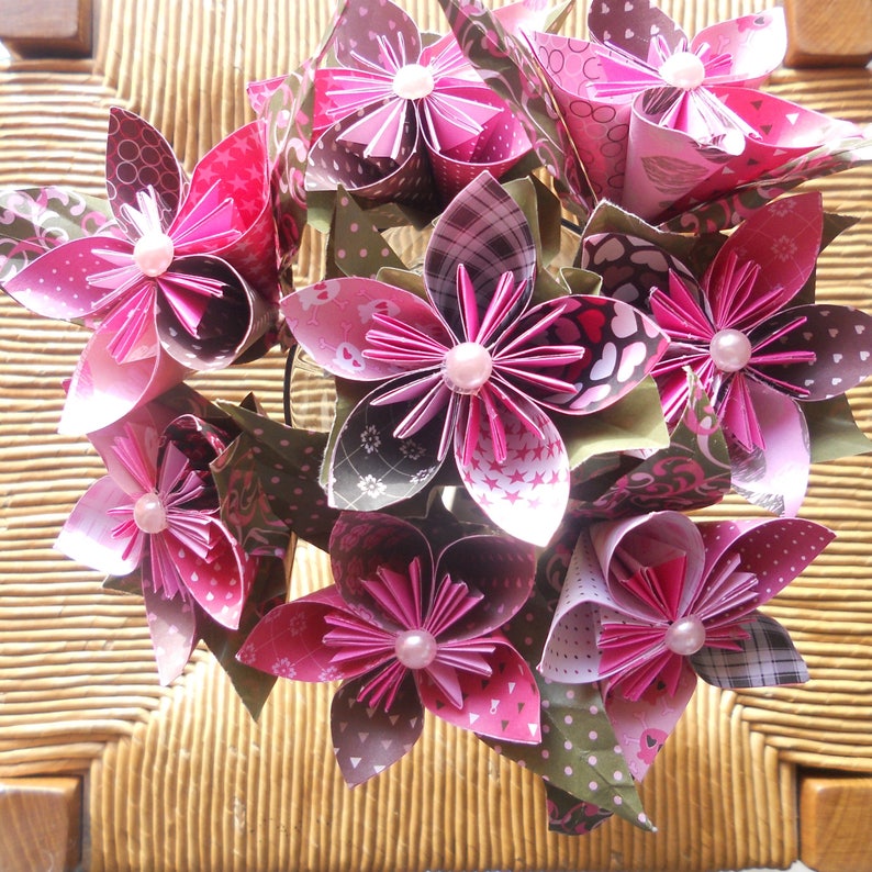 Origami flowers