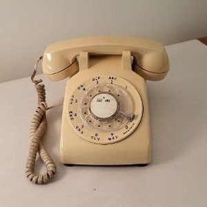 Western Electric Rotary Dial Telephone, Working Condition, Home Decor, Office Decor