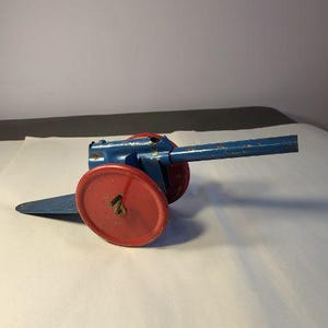 Lincoln Toys Press Steel Cannon