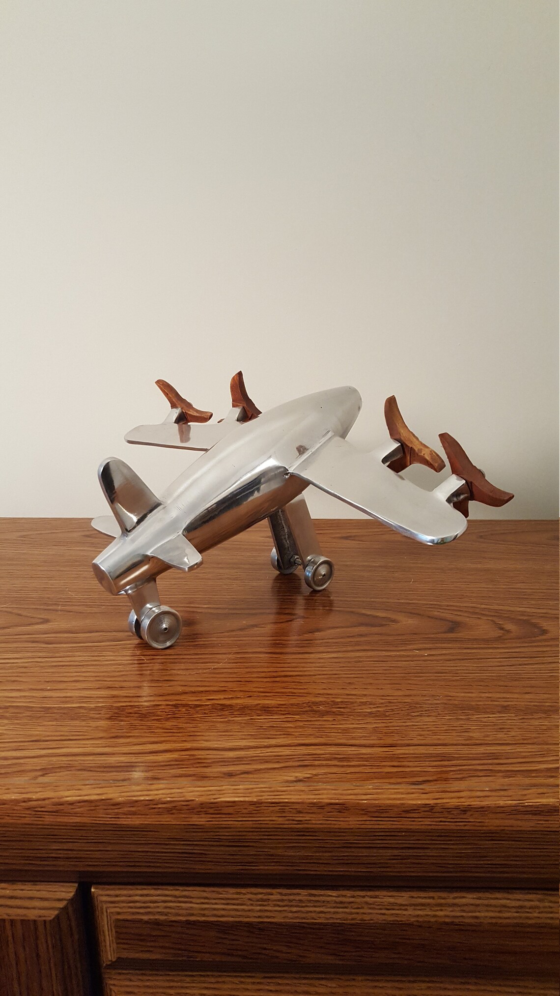 Metal Airplane Sculpture Home Decor Office Decor Aviation Etsy