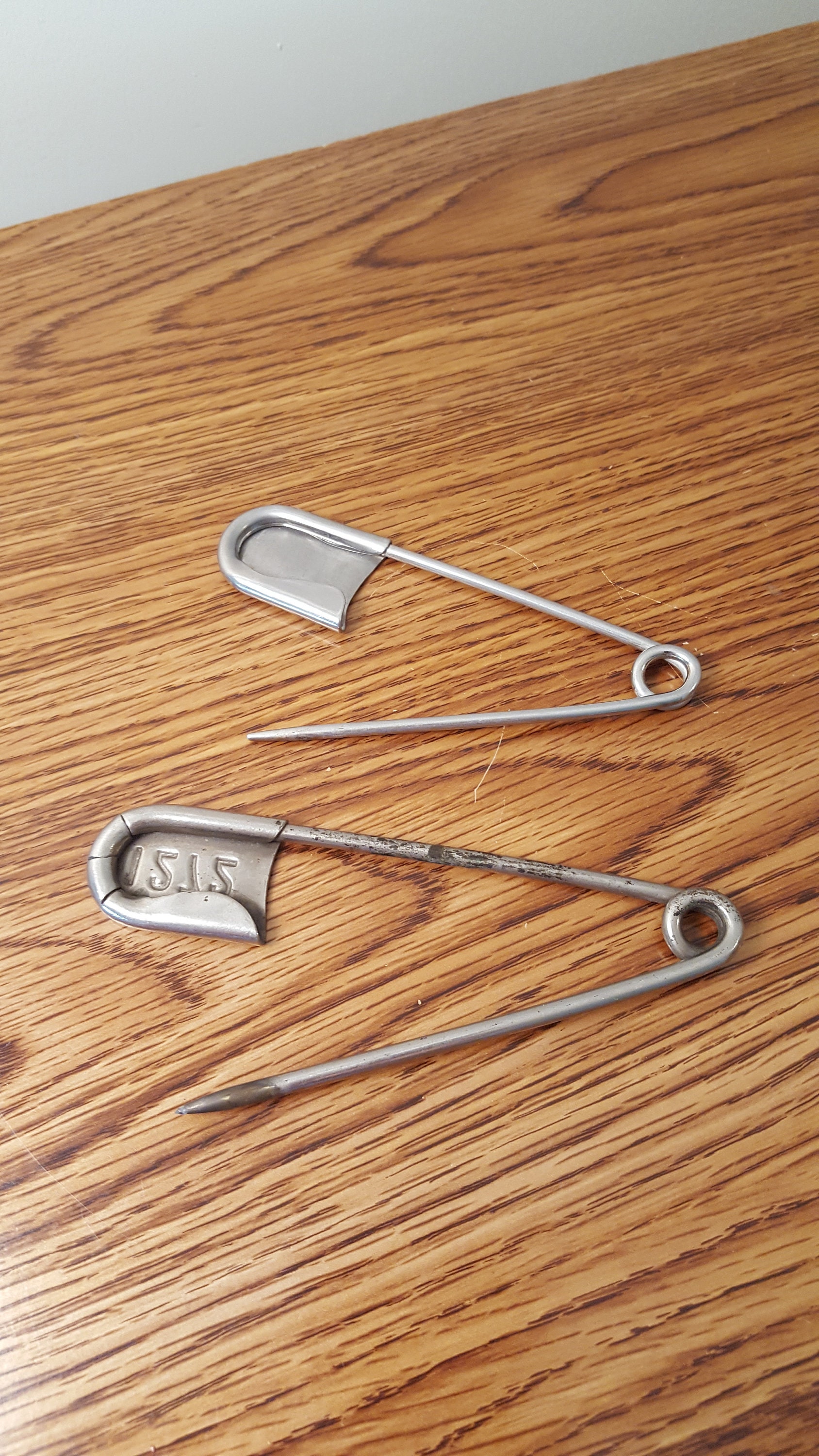 Silver Large Safety Pins Size 3 - 2 Inch 144 Pieces 