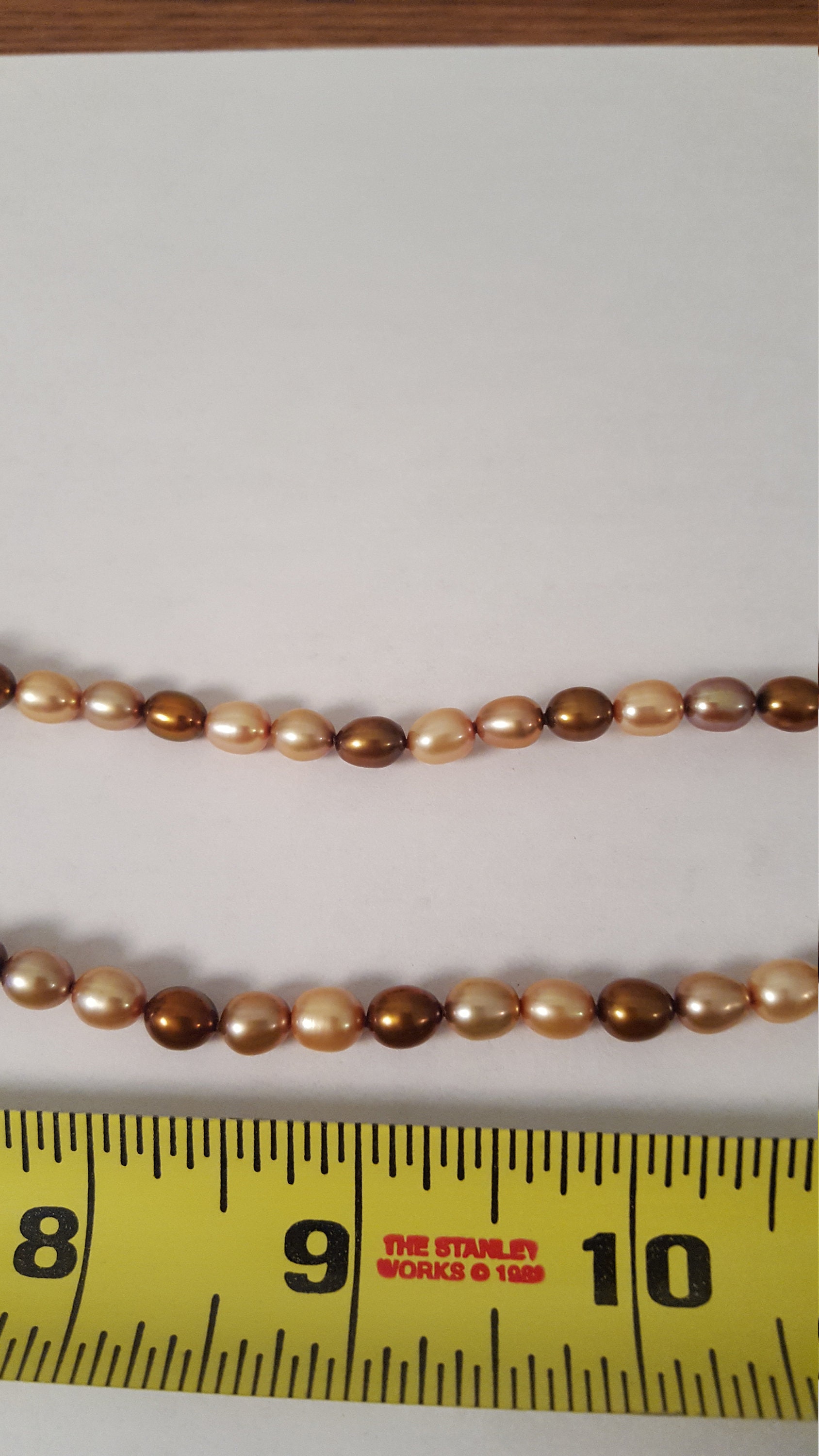 Honora Freshwater Oval Pearl Necklace 20 Inch Single Strand Etsy