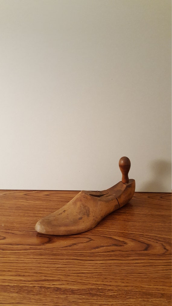 Wooden Shoe Form Shoe Tree Shoe Stretcher Upcycling Home Etsy