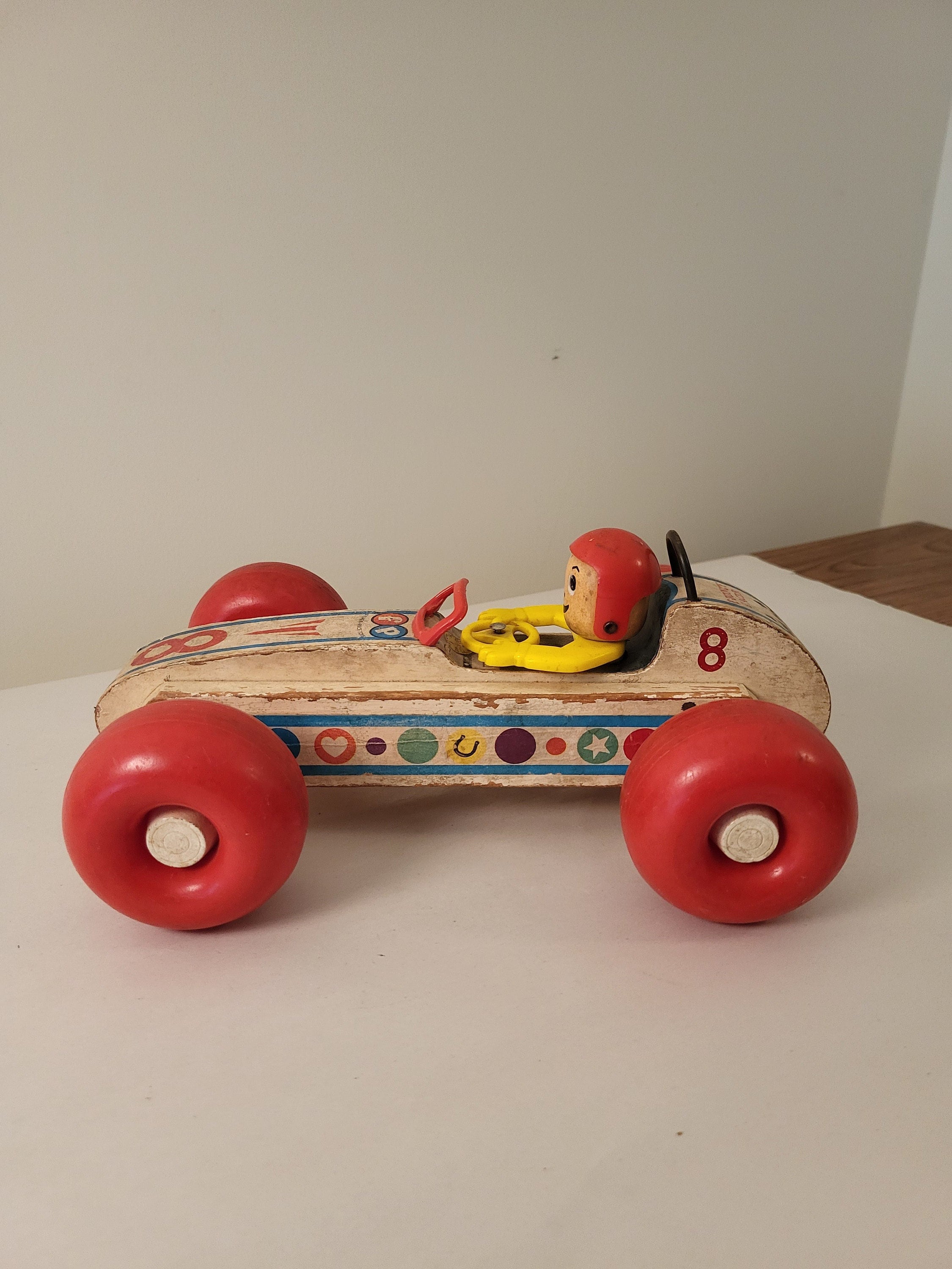 Fischer Price Bouncy Racer Toy Race Car Etsy
