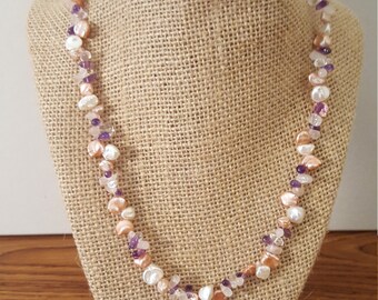 Honora Freshwater Keshi Pearl Necklace 
