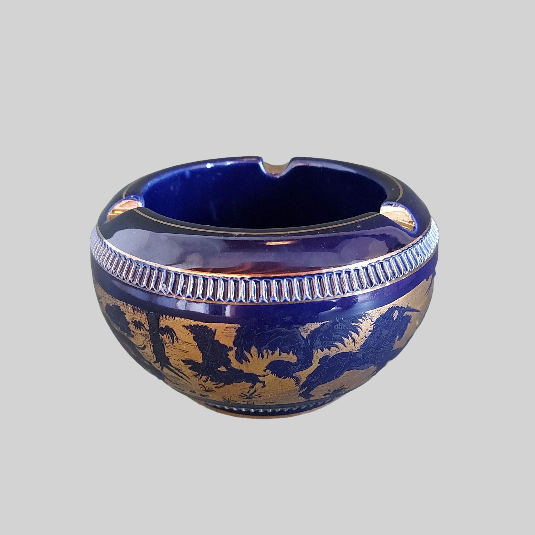 オービット ターコイズブルー 23cmミート皿(丸平皿・プレート Mサイズ)|食器通販の陶磁庵 イタリア製 陶器 灰皿 ターコイズブルー