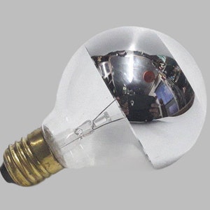 a light bulb that has been turned into a clock