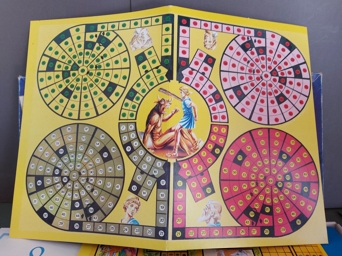 8 Mythical Mythic Heroes Greek Board Game Rare Vintage 8 in 1 Etsy