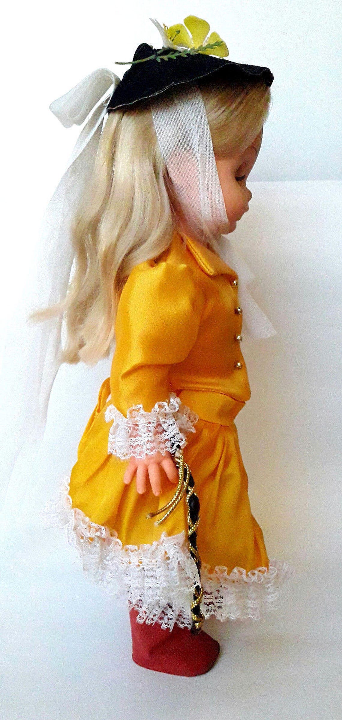 Berjusa Doll Vintage Collectible Girl Doll 17 Blond Hair Etsy