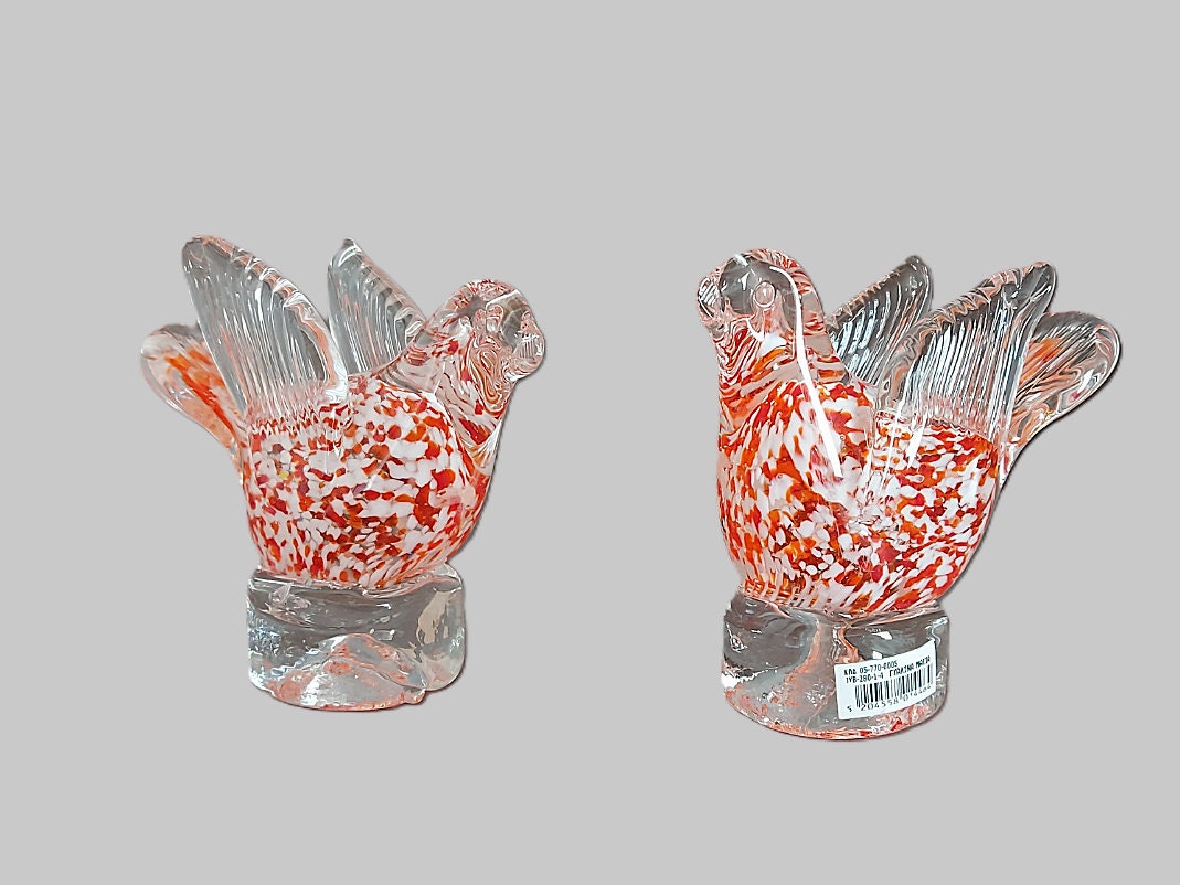 ムラーノガラス　鳥 Murano Glass 鳥のオブジェ ヴェネチアンガラス ムラーノガラス
