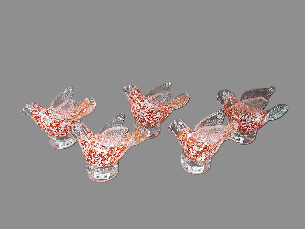 ムラーノガラス　鳥 Vintage Murano Bird Figurine - Estate Vintage Murano Clear
