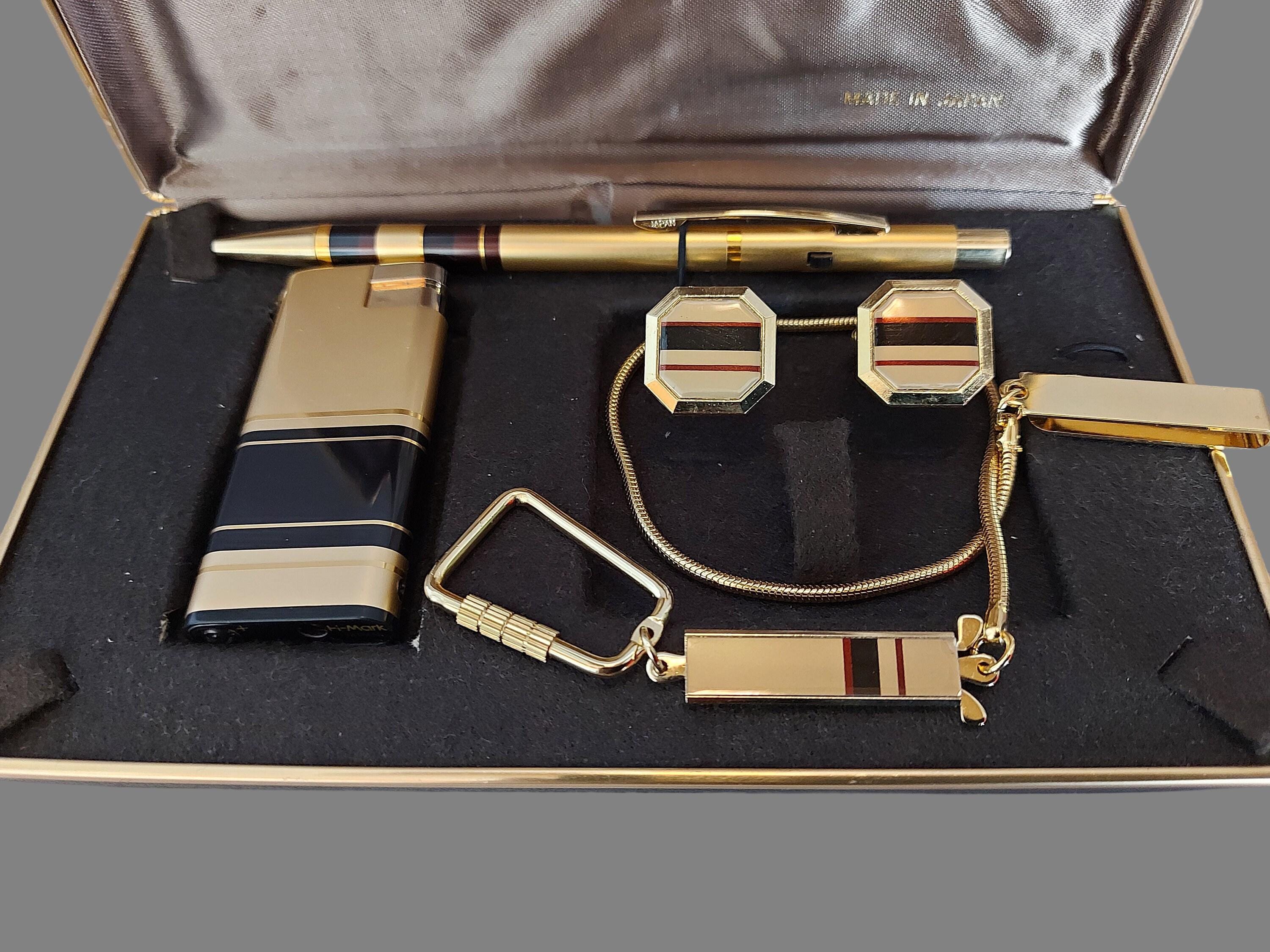 HaneAme キーホルダー Vintage Himark Japan Gift Set - Gold and Black Lighter Pen