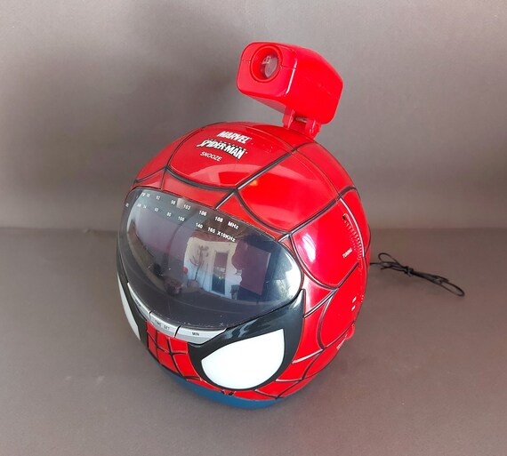 2006 MARVEL Spiderman Projector Radio AM/FM Alarm Clock Etsy