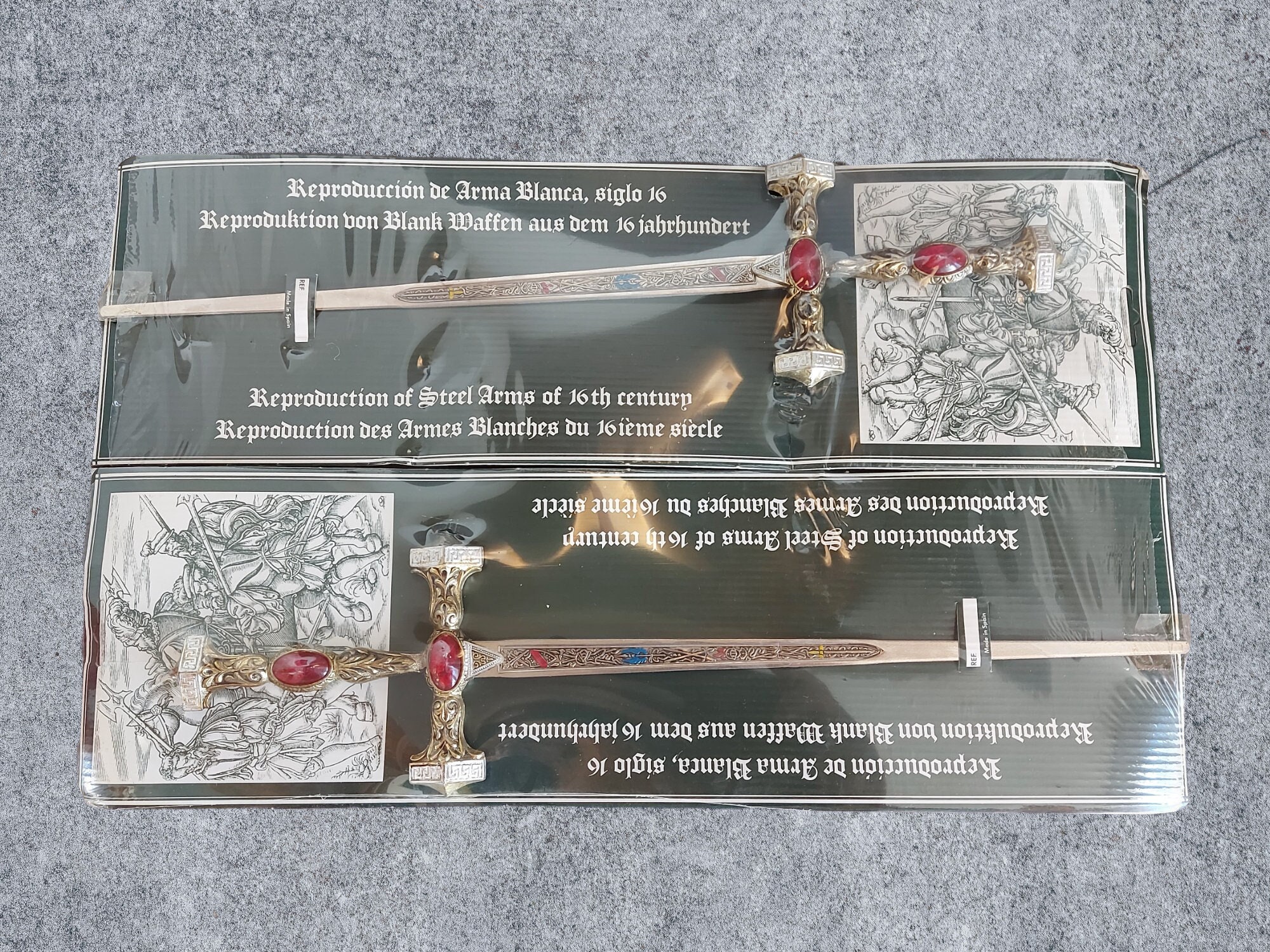ヴィンテージ中世装飾剣：16世紀の鋼鉄製武器のレプリカ - Etsy 日本