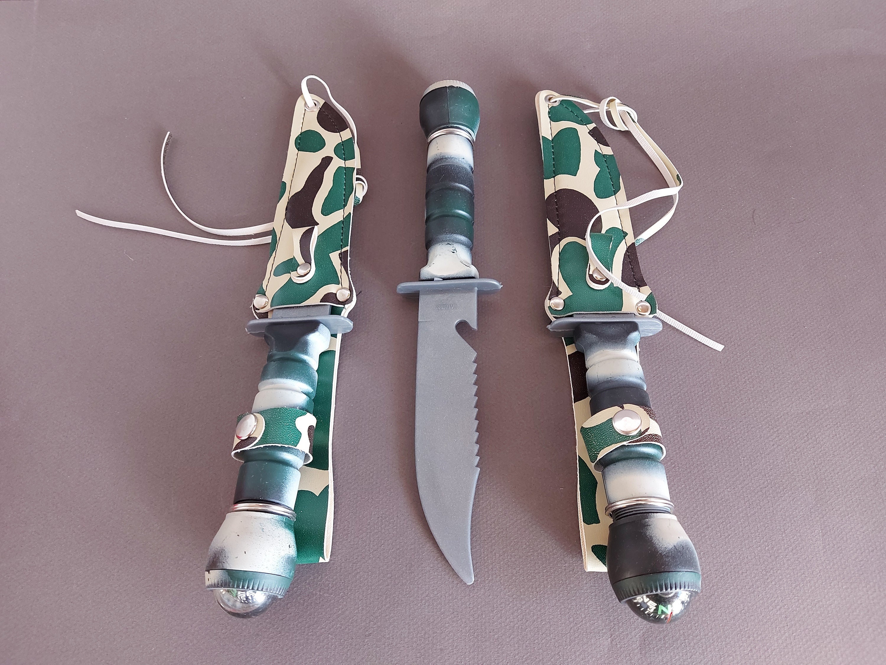 Plastic Survival Knife 28cm Army Rubber Dagger Blade Training Etsy