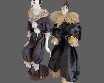 PIERROT Arlequin グッズセット Amazon.com: Gazechimp 42cm Porcelain Clown Doll Harlequin