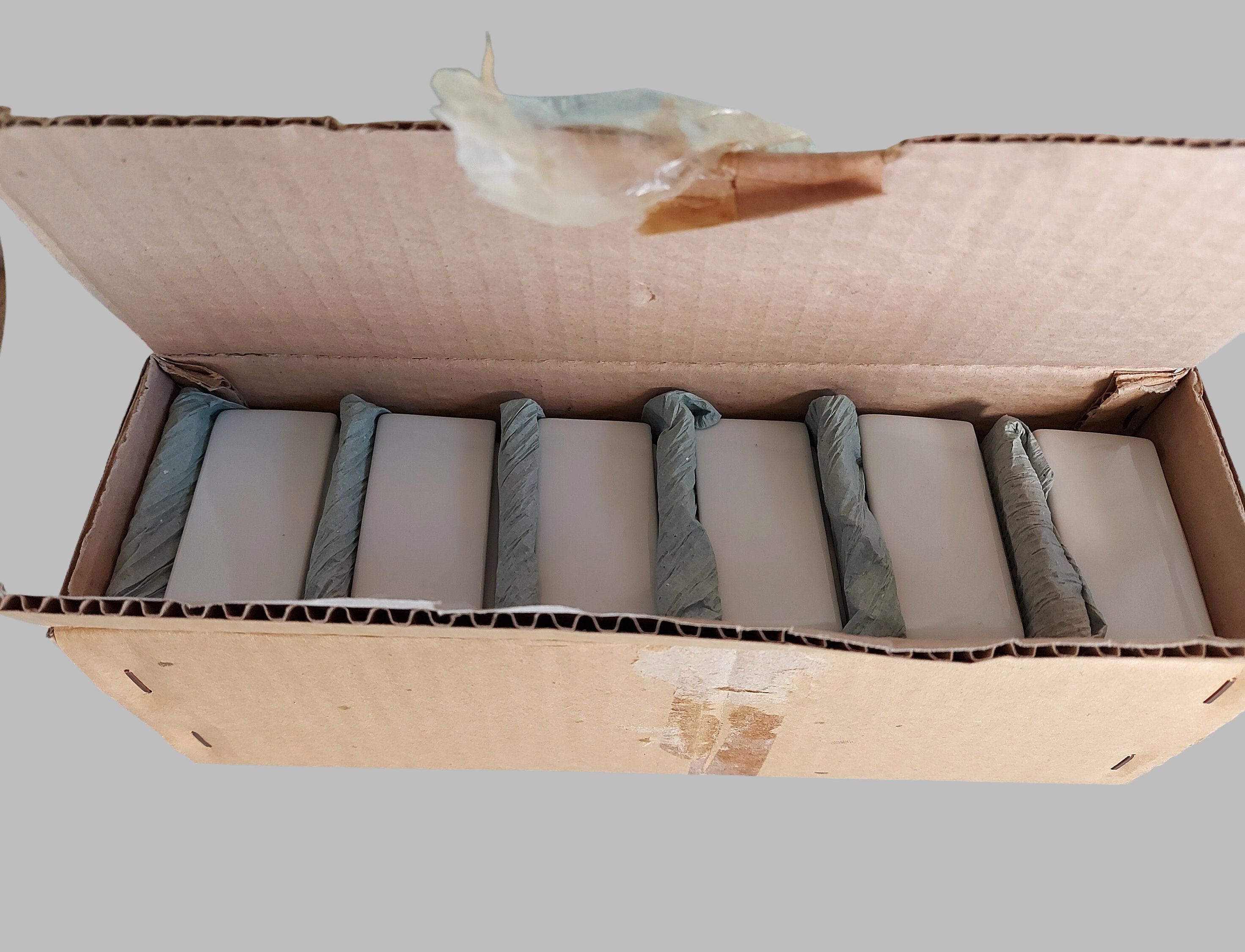 ヴィンテージ イタリア製 陶器製 小物入れ：青い花柄のジュエリーの