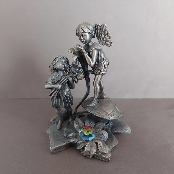 Pewter Fairy Figurines Etsy