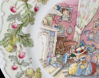 ロイヤルドルトンブランブリーヘッジOLD OAK PALACEプレート Brambly Hedge 