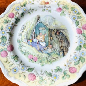 Sensational Royal Doulton Brambly Hedge The Plan Plate