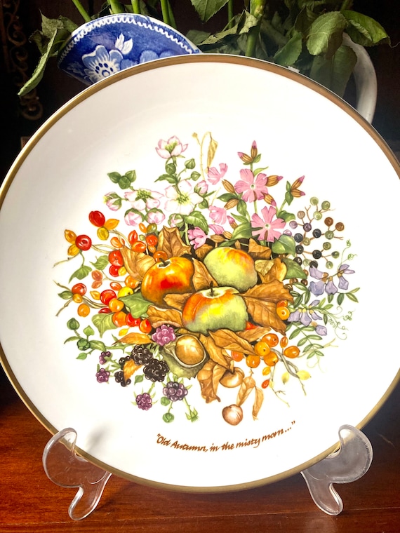 Marvellous Vintage Caverswall Four Seasons Autumn Sue Elizabeth