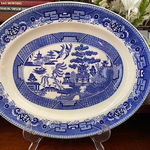 Marvellous Victoria Porcelain Fenton  Platter chinoiserie