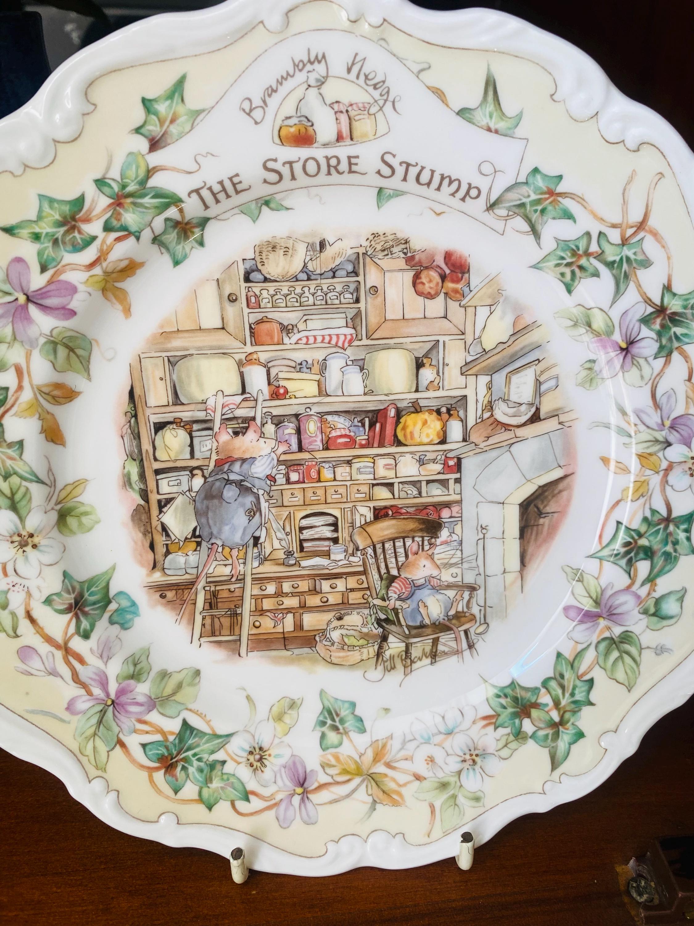 Royal Doulton Brambly Hedge the Store Stump Plate - Etsy